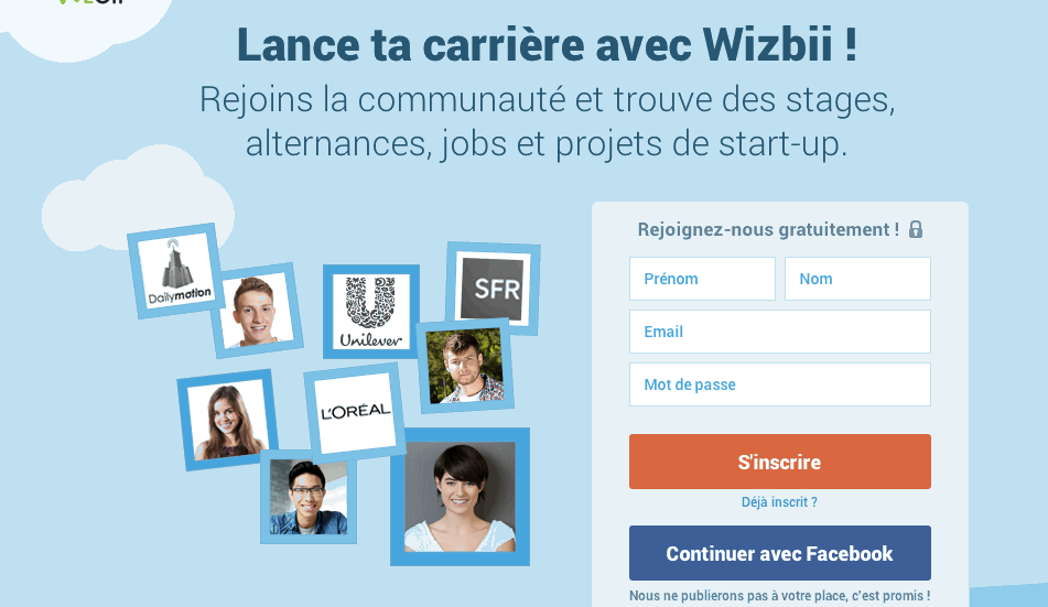 Wizbii, un réseau social pro utile pour les entrepreneurs