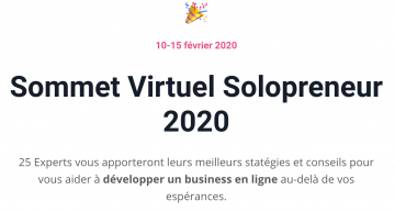 SVS 2020 – Sommet Virtuel SoloPreneur 2020 avec Ling-en Hsia
